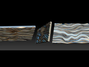 Wood relief carving model for CNC router 3D Print Model