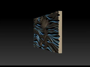 Wood relief carving model for CNC router 3D Print Model