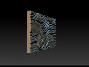 Wood relief carving model for CNC router 3D Print Model
