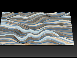 Wood relief carving model for CNC router 3D Print Model
