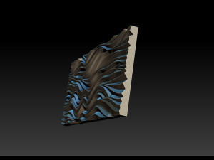 Wood relief carving model for CNC router 3D Принт Модель