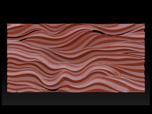 Wood relief carving model for CNC router 3D Print Model