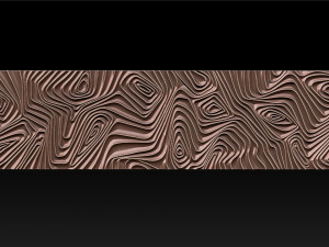 Wood relief carving model for CNC router Modello di stampa 3D