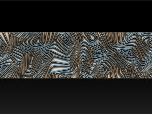 Wood relief carving model for CNC router Modello di stampa 3D
