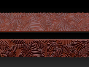 Wood relief carving model for CNC router Modello di stampa 3D