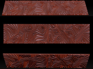 Wood relief carving model for CNC router Modello di stampa 3D