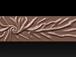Wood relief carving model for CNC router 3Dプリントモデル