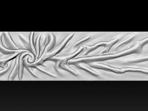Wood relief carving model for CNC router 3Dプリントモデル