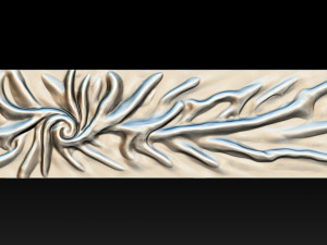 Wood relief carving model for CNC router 3Dプリントモデル