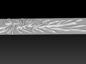 Wood relief carving model for CNC router 3Dプリントモデル