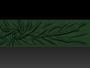 Wood relief carving model for CNC router 3Dプリントモデル