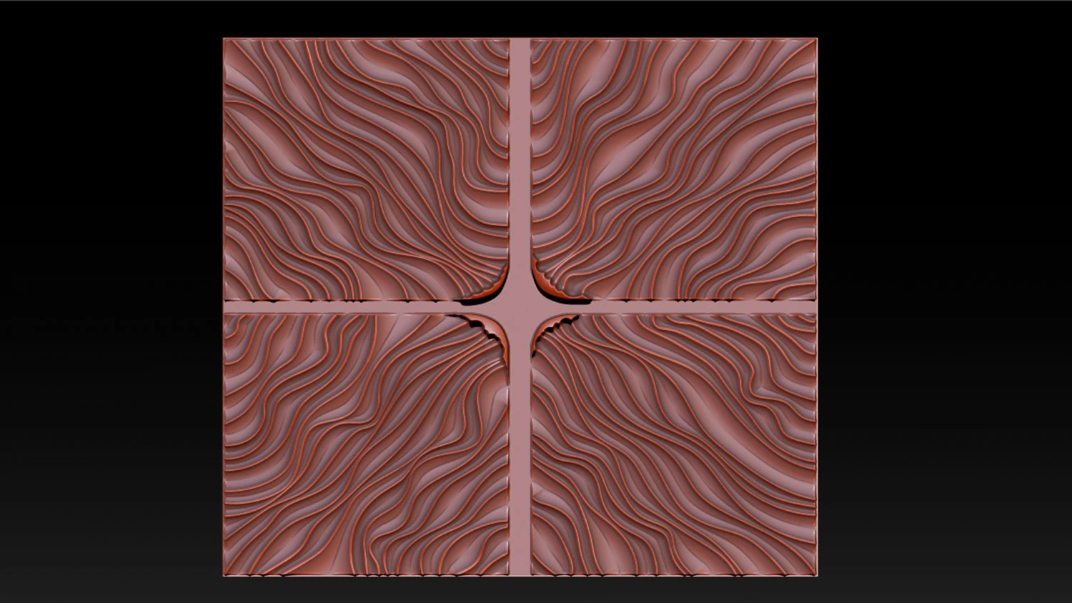 Modello di scultura in rilievo in legno per router CNC Modello di stampa 3D .c4d .max .obj .3ds .fbx .stl .blend