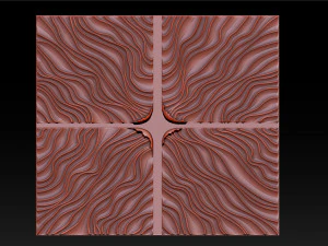 Mod&egrave;le de sculpture en relief sur bois pour routeur CNC Modèles 3D en vedette