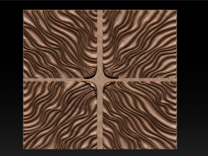 Wood relief carving model for CNC router 3D प्रिंट मॉडल