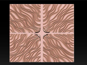 Modello di scultura in rilievo in legno per router CNC Modello di stampa 3D