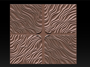 Wood relief carving model for CNC router 3D प्रिंट मॉडल
