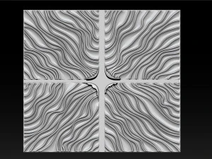 Modello di scultura in rilievo in legno per router CNC Modello di stampa 3D