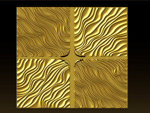 Wood relief carving model for CNC router 3D प्रिंट मॉडल
