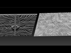 Wood relief carving model for CNC router 3D प्रिंट मॉडल
