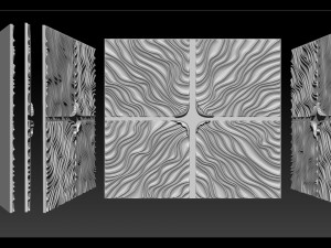 Wood relief carving model for CNC router 3D प्रिंट मॉडल