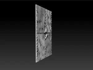 Modello di scultura in rilievo in legno per router CNC Modello di stampa 3D