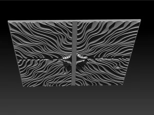 Modello di scultura in rilievo in legno per router CNC Modello di stampa 3D