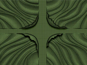 Modello di scultura in rilievo in legno per router CNC Modello di stampa 3D