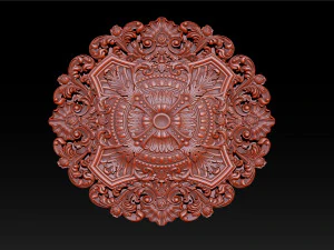 Centro decorativo per soffitto - per router CNC Modello di stampa 3D