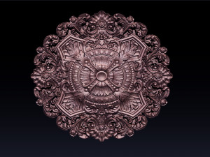 Decorative Ceiling Center - for CNC router 3D Принт Модель