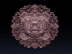 Decorative Ceiling Center - for CNC router 3D Print Model
