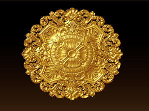 Decorative Ceiling Center - for CNC router 3D Принт Модель
