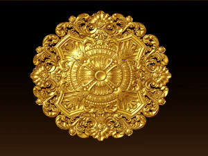 Decorative Ceiling Center - for CNC router 3D Print Model