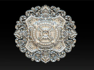 Decorative Ceiling Center - for CNC router 3D Print Model