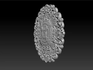 Decorative Ceiling Center - for CNC router 3D Print Model