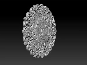 Decorative Ceiling Center - for CNC router 3D Print Model