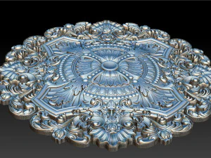 Decorative Ceiling Center - for CNC router 3D Print Model