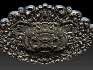 Decorative Ceiling Center - for CNC router 3D Print Model
