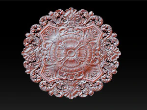 Decorative Ceiling Center - for CNC router 3D Print Model