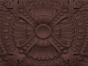 Decorative Ceiling Center - for CNC router 3D Print Model
