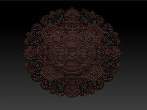 Decorative Ceiling Center - for CNC router 3D Print Model