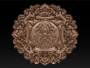 Decorative Ceiling Center - for CNC router 3D Print Model