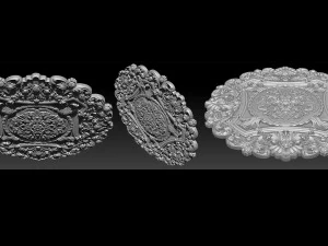 Decorative Ceiling Center - for CNC router 3D Print Model