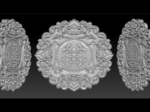 Decorative Ceiling Center - for CNC router 3D Print Model