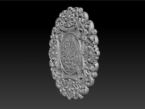 Decorative Ceiling Center - for CNC router 3D Print Model