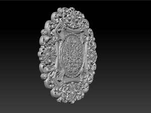 Decorative Ceiling Center - for CNC router 3D Print Model