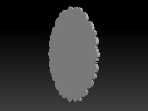 Decorative Ceiling Center - for CNC router 3D Print Model