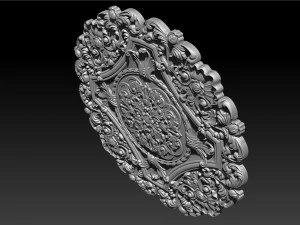 Decorative Ceiling Center - for CNC router 3D Print Model