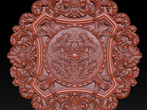 Decorative Ceiling Center - for CNC router 3D Print Model