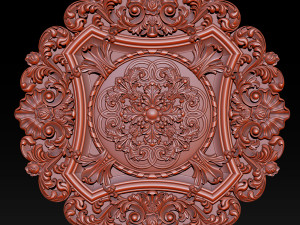 Decorative Ceiling Center - for CNC router 3D Print Model