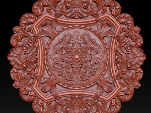 Decorative Ceiling Center - for CNC router 3D Print Model